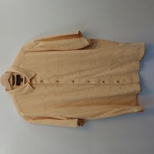 Greg Norman XL Gold Rayon Blend Camp/Golf/Resort Shirt